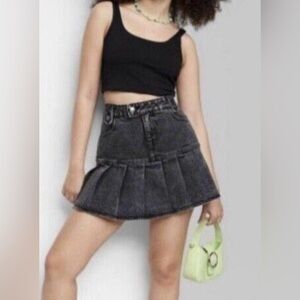 Wild Fable denim mini skirt 12